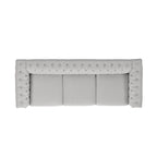 Parkhurst Tufted Grey Chesterfield Sofa by Christopher Knight Home