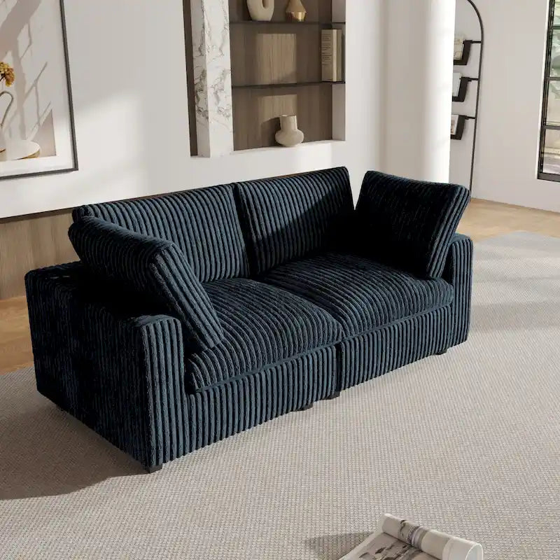 78 Cloud Sectional Couch, Modular Sofa, Plush Soft Deep Seat Couch for Living Room