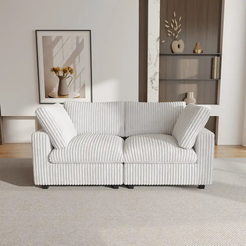 78 Cloud Sectional Couch, Modular Sofa, Plush Soft Deep Seat Couch for Living Room