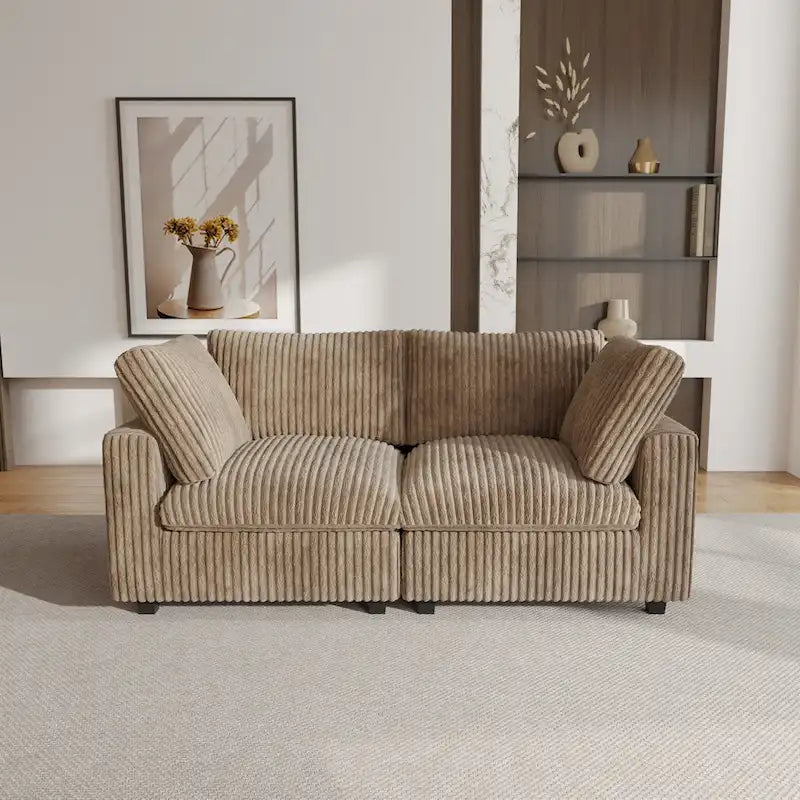78 Cloud Sectional Couch, Modular Sofa, Plush Soft Deep Seat Couch for Living Room