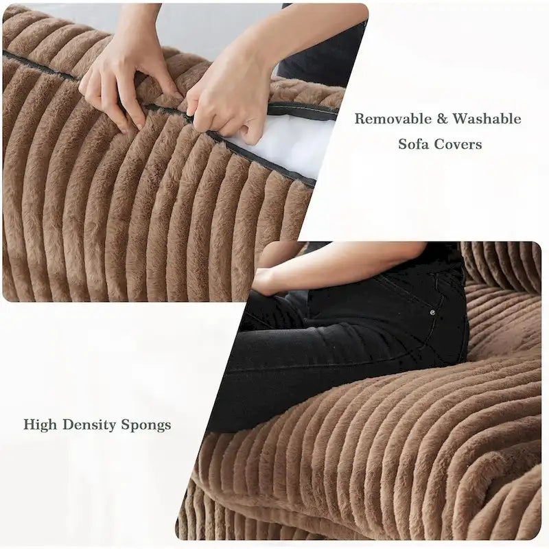 78 Cloud Sectional Couch, Modular Sofa, Plush Soft Deep Seat Couch for Living Room