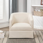 Elayne Skirted Fabric Swivel Accent Chair by Greyson Living