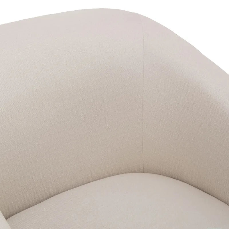 Elayne Skirted Fabric Swivel Accent Chair by Greyson Living