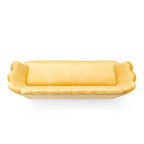 Reitz Glam Velvet Shell 3 Seater Sofa by Christopher Knight Home - 76.25 L x 29.25 W x 33.50 H