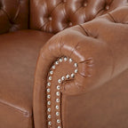 Silverdale Traditional Chesterfield Club Chair by Christopher Knight Home