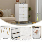5 Drawers Chest Of Dresser Storage Tower Cabinet Bedroom Organizer