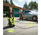 Electric Pressure Washer 3500 PSI 2.0 GPM Power Washer with Foam Cannon and 4 Quick-Connect Nozzles, Green