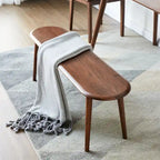 Natural Oak Wood Bench