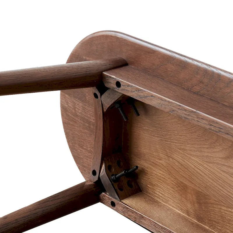 Natural Oak Wood Bench