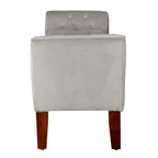 Copper Grove ArumDove Grey Velvet Settee-style Storage Bench