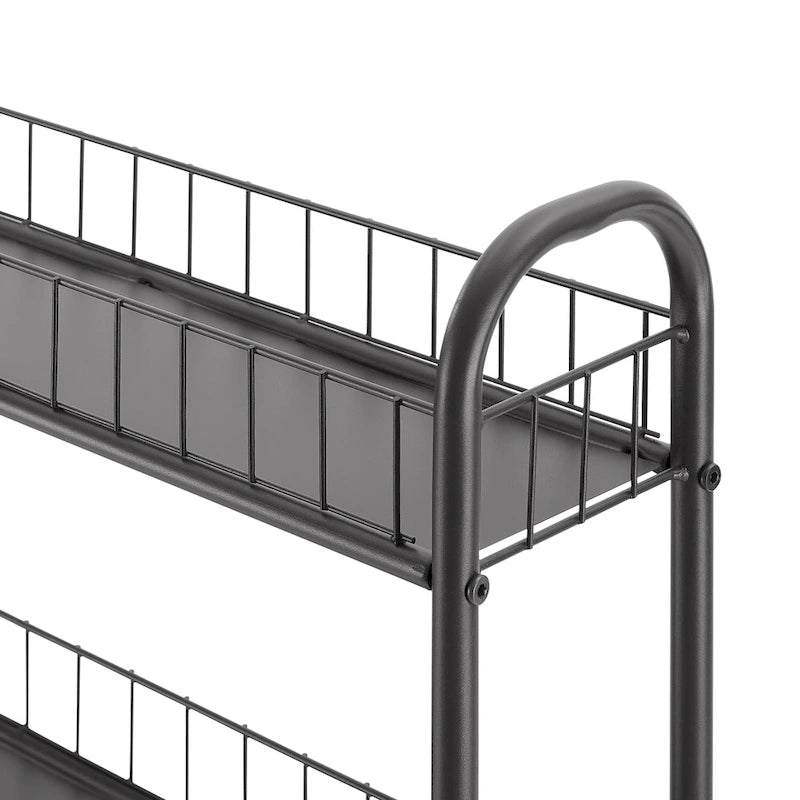 6-Layer Ultra-Thin Rolling Cart Storage Rack