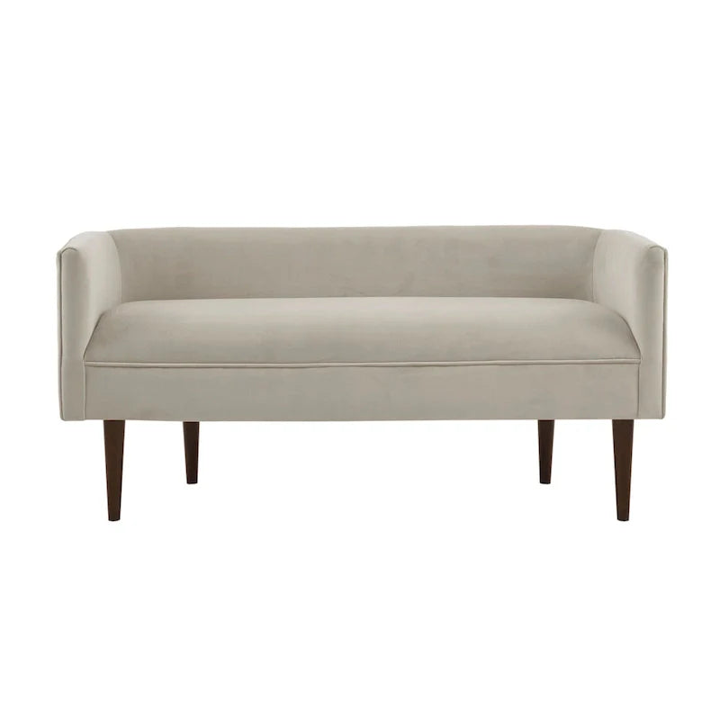 Madison Park Lovisa Cream Accent Bench