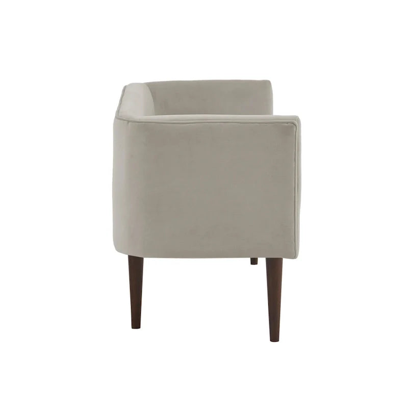 Madison Park Lovisa Cream Accent Bench
