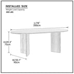 Black Oval Wood Kitchen Dining Table