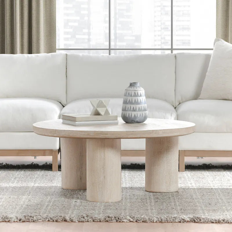 Beau Round Coffee Table by Kosas Home