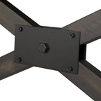 Double Bridge Dark Chestnut Gathering Table Set