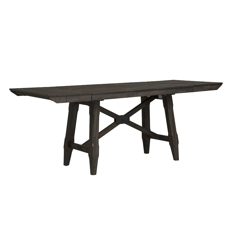 Double Bridge Dark Chestnut Gathering Table Set