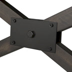Double Bridge Dark Chestnut Gathering Table Set