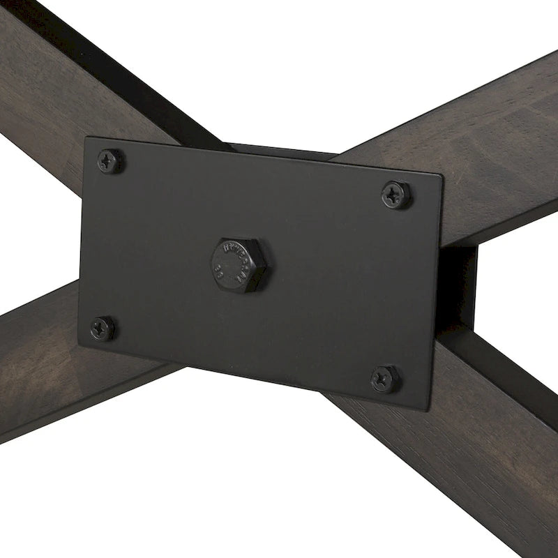Double Bridge Dark Chestnut Gathering Table Set