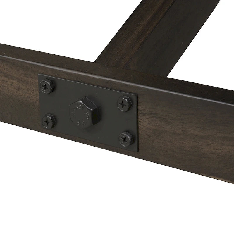 Double Bridge Dark Chestnut Gathering Table Set