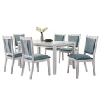 CraftPorch Luxurious Crystal Diamond Strip 7-piece Dining Set
