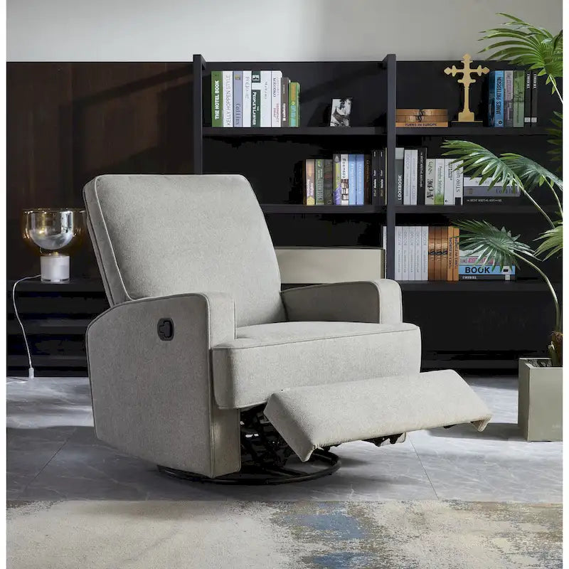 Bailey 32 Wide Manual Swivel Glider, Shell