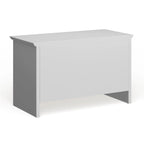 Porch & Den Candace White Wood Shoe Bench