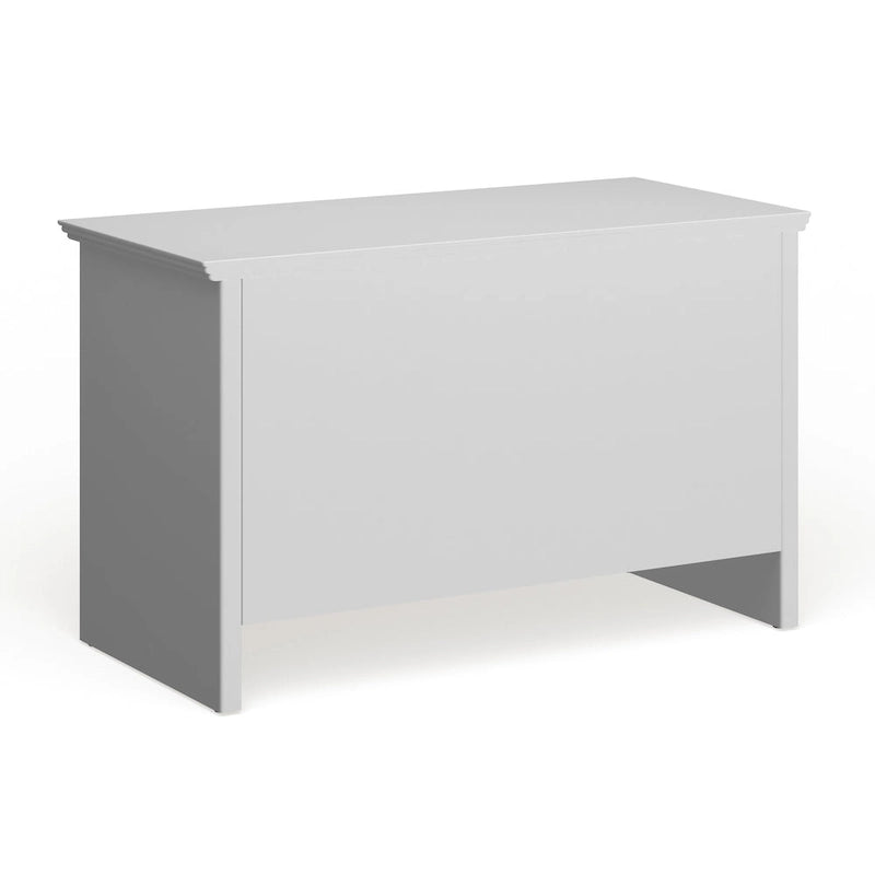 Porch & Den Candace White Wood Shoe Bench