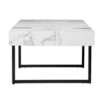 SEI Furniture Kiernan Modern Faux Marble Coffee Table