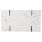 SEI Furniture Kiernan Modern Faux Marble Coffee Table