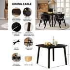 CraftPorch Transitional Drop-Leaf Dining Table