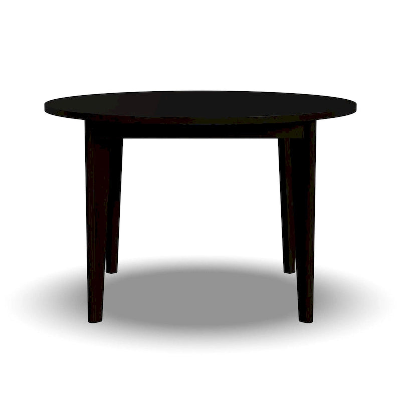 Brentwood Black Wood Round Dining Table