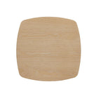 Edo Contemporary Oak-Finished End Table with Sturdy Column Base by iNSPIRE Q Modern