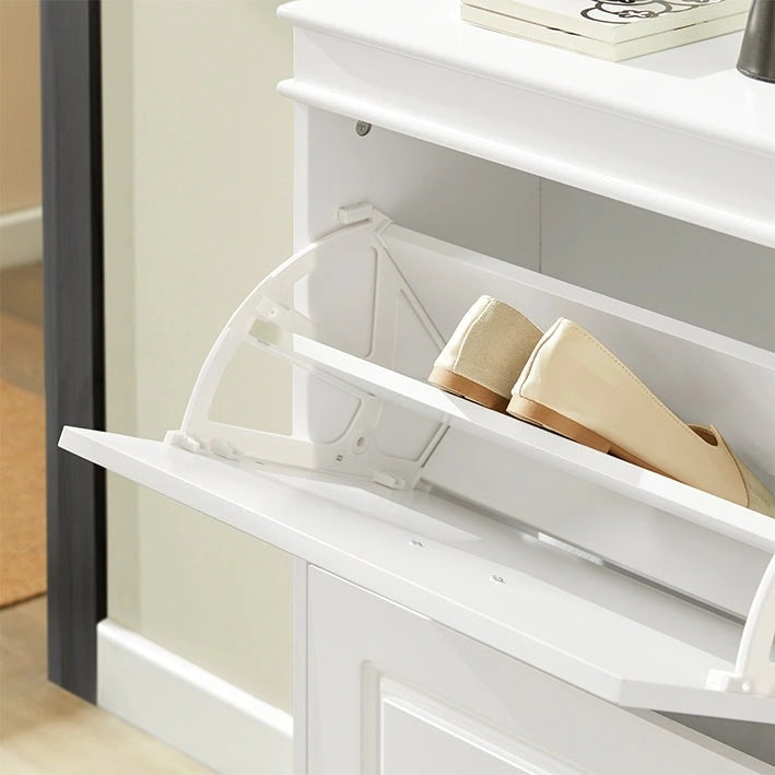 SoBuy FSR94-W, 3 Drawers Shoe Cabinet Shoe Rack Shoe Storage Organizer