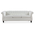 84 Chesterfield Rolled Arm 3 Seater Sofa