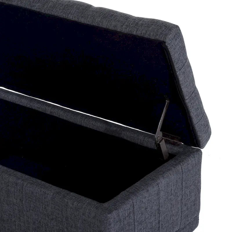 Copper Grove Turnbull 42-inch Fabric Tufted Storage Ottoman Bench