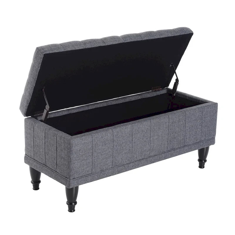 Copper Grove Turnbull 42-inch Fabric Tufted Storage Ottoman Bench