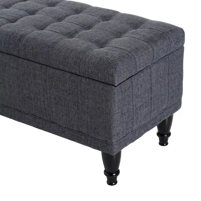 Copper Grove Turnbull 42-inch Fabric Tufted Storage Ottoman Bench