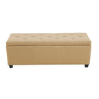Porthos Home Hekla Fabric Upholstered Flip Top Storage Ottoman Bench