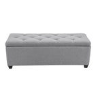 Porthos Home Hekla Fabric Upholstered Flip Top Storage Ottoman Bench