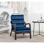 Clovis 24.8 Wide Mid-Century Modern Velvet Armchair