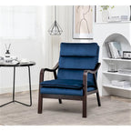 Clovis 24.8 Wide Mid-Century Modern Velvet Armchair
