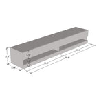 Vigo 180 Wall-mount Floating 71-inch TV Stand