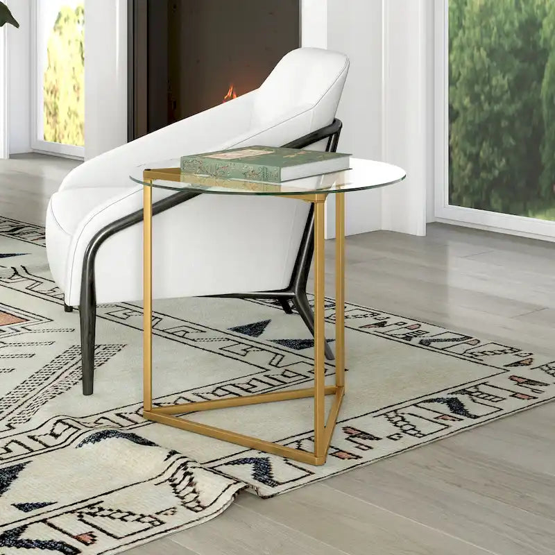 Jenson 24 Wide Round Side Table - 24 Wide