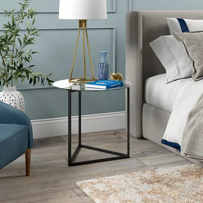 Jenson 24 Wide Round Side Table - 24 Wide