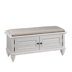 Bermuda Upholstered Storage Bench by Homestyles