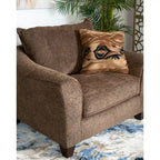 Roundhill Furniture Camero Contemporary Fabric Accent Chair and Ottoman Set
