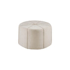 Madison Park Aberdeen Upholstered Tufted Oval Oversized Ottoman