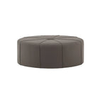 Madison Park Aberdeen Upholstered Tufted Oval Oversized Ottoman