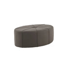 Madison Park Aberdeen Upholstered Tufted Oval Oversized Ottoman